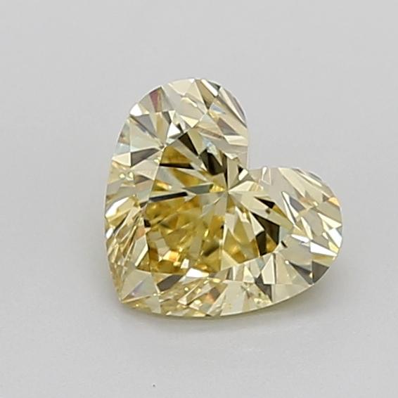 1.33 Ct. Fancy Intense Yellow Heart Lab Grown Diamond
