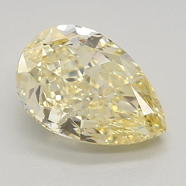 1.32 Ct. Fancy Intense Yellow Pear Lab Grown Diamond