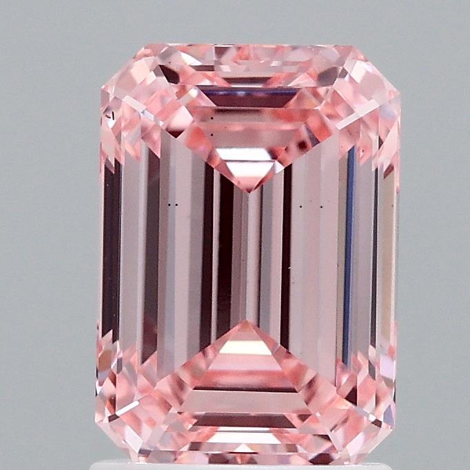 1.93 Ct. Fancy Vivid Pink Emerald Lab Grown Diamond