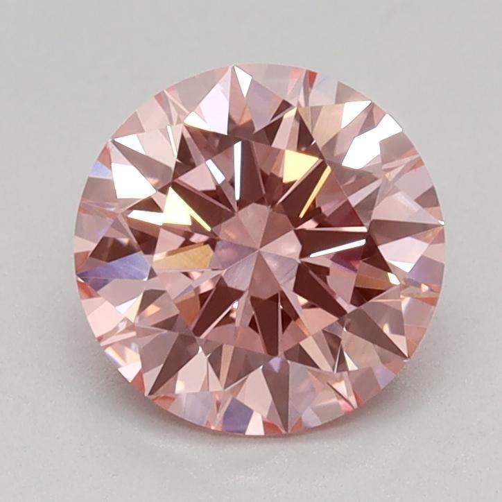 0.94 Ct. Fancy Intense Pink Round Lab Grown Diamond