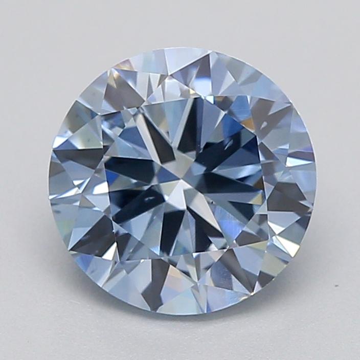 1.00 Ct. Fancy Blue Round Lab Grown Diamond