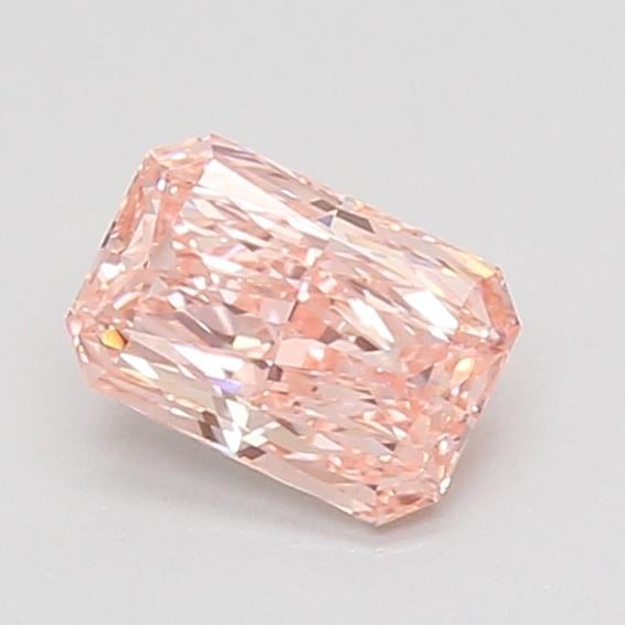 0.77 Ct. Fancy Vivid Pink Radiant Lab Grown Diamond