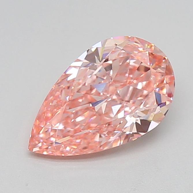 2.01 Ct. Fancy Vivid  Pink Pear Lab Grown Diamond