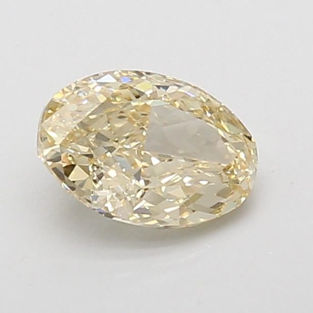 1.09 Ct. Fancy Yellow Oval Lab Grown Diamond