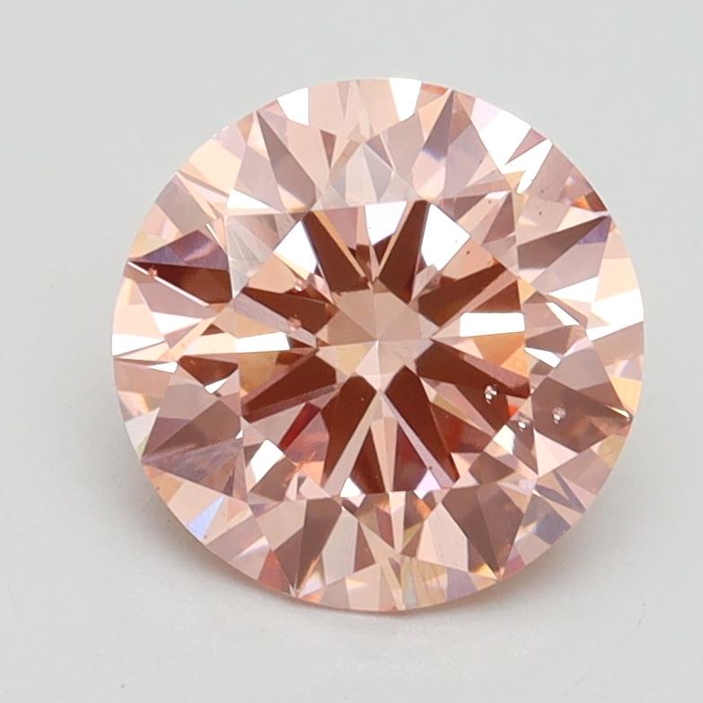 1.80 Ct. Fancy Intense Pink Round Lab Grown Diamond