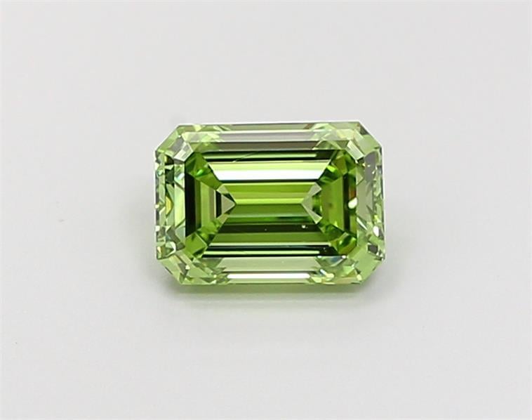 1.06 Ct. Fancy Vivid  Green Emerald Lab Grown Diamond