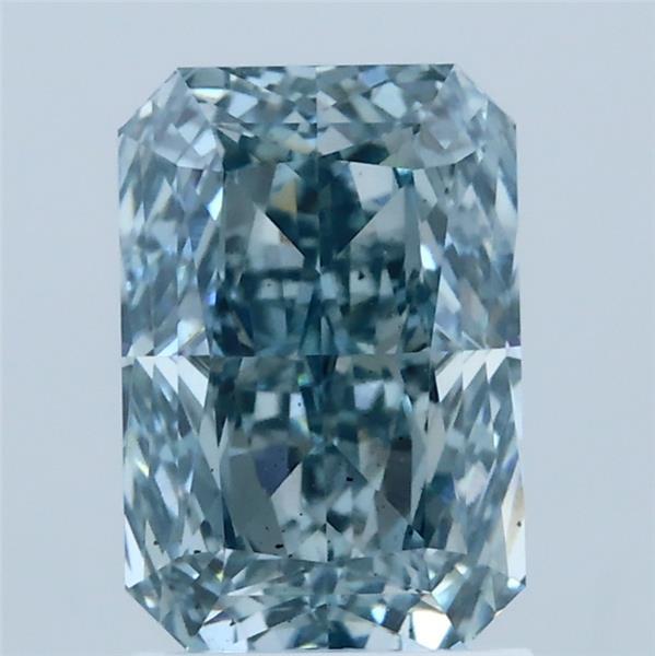 2.02 Ct. Fancy Vivid Blue Radiant Lab Grown Diamond
