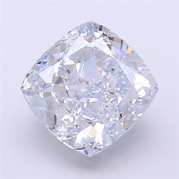 2.82 Ct. Faint  Blue Cushion Lab Grown Diamond
