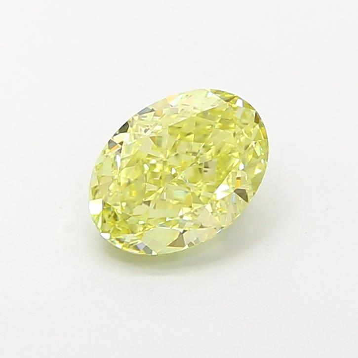 1.00 Ct. Fancy Intense Yellow Oval Lab Grown Diamond