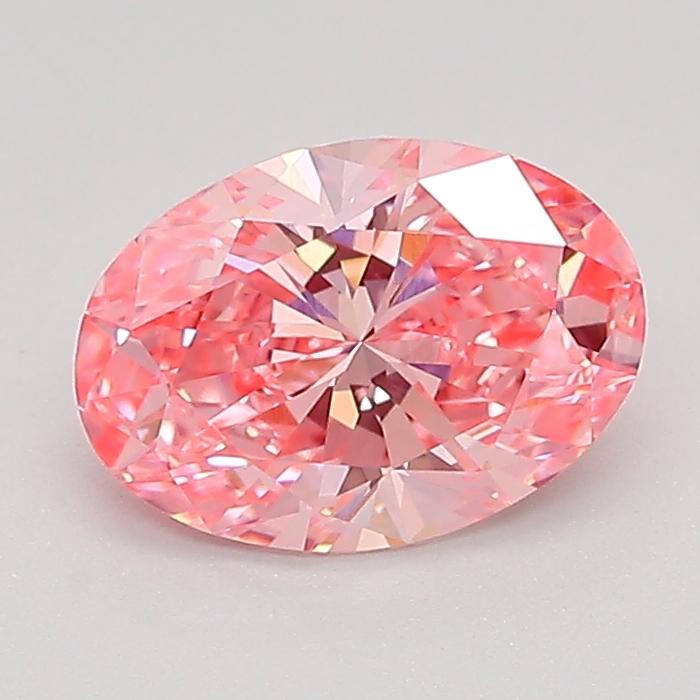 1.05 Ct. Fancy Vivid Pink Oval Lab Grown Diamond