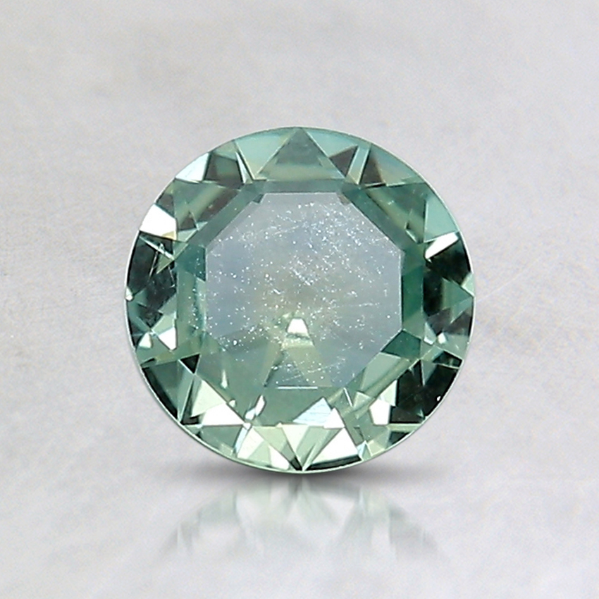 6mm Unheated Teal Modified Round Montana Sapphire