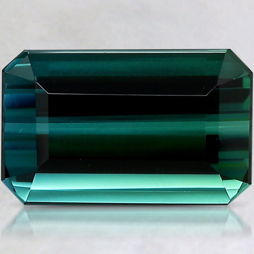 10.6x6.6mm Teal Emerald Tourmaline
