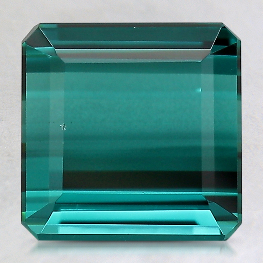 8.5mm Teal Asscher Tourmaline
