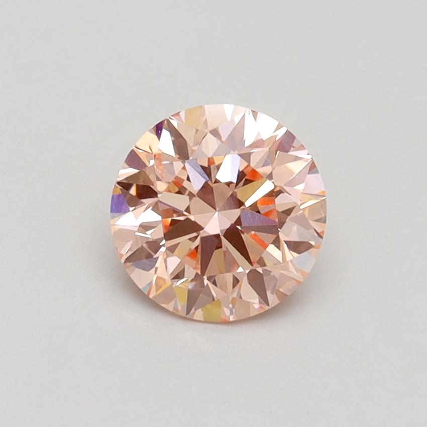 0.87 Ct. Fancy Intense Pink Round Lab Grown Diamond