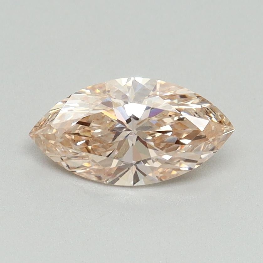 0.70 Ct. Fancy Light Brown Pink Marquise Lab Grown Diamond