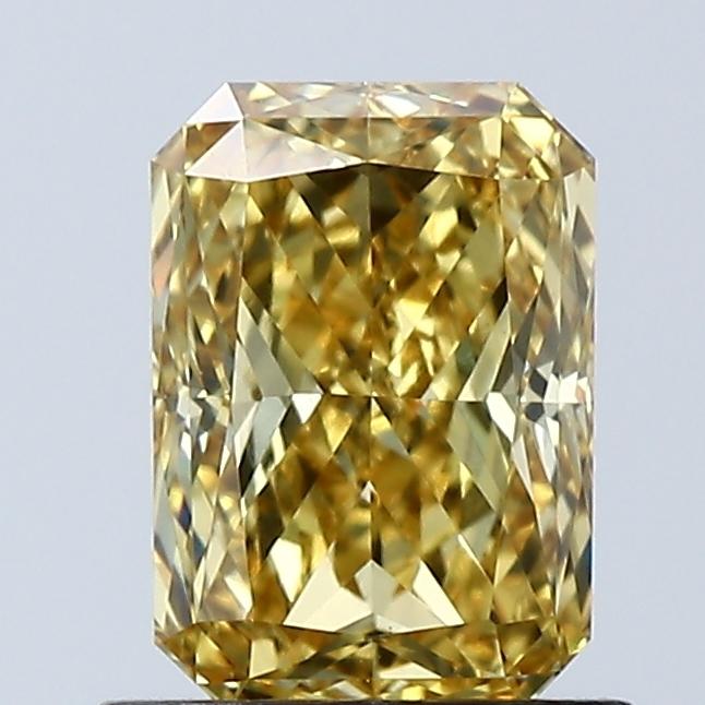 1.06 Ct. Fancy Vivid Yellow Radiant Lab Grown Diamond