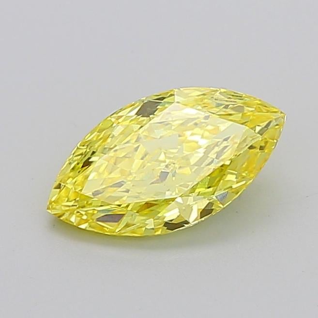 2.08 Ct. Fancy Vivid Yellow Marquise Lab Grown Diamond