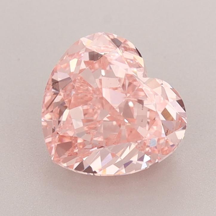1.71 Ct. Fancy Vivid  Pink Heart Lab Grown Diamond
