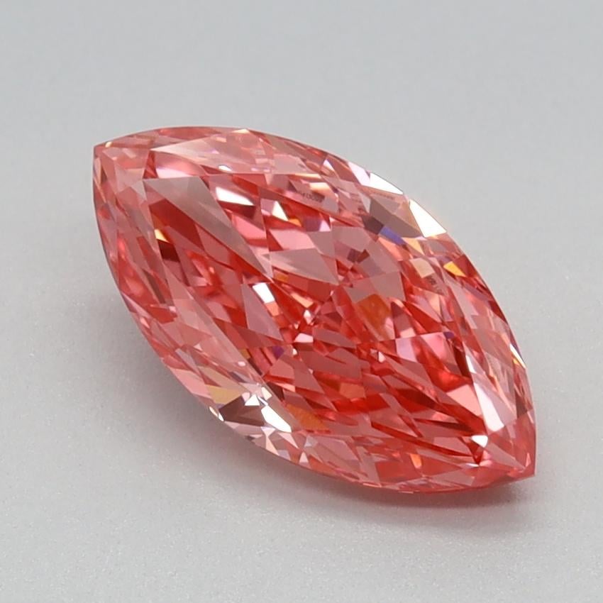 1.10 Ct. Fancy Vivid Pink Marquise Lab Grown Diamond