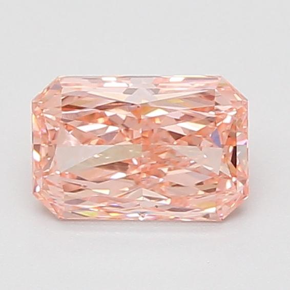 1.09 Ct. Fancy Vivid Pink Radiant Lab Grown Diamond