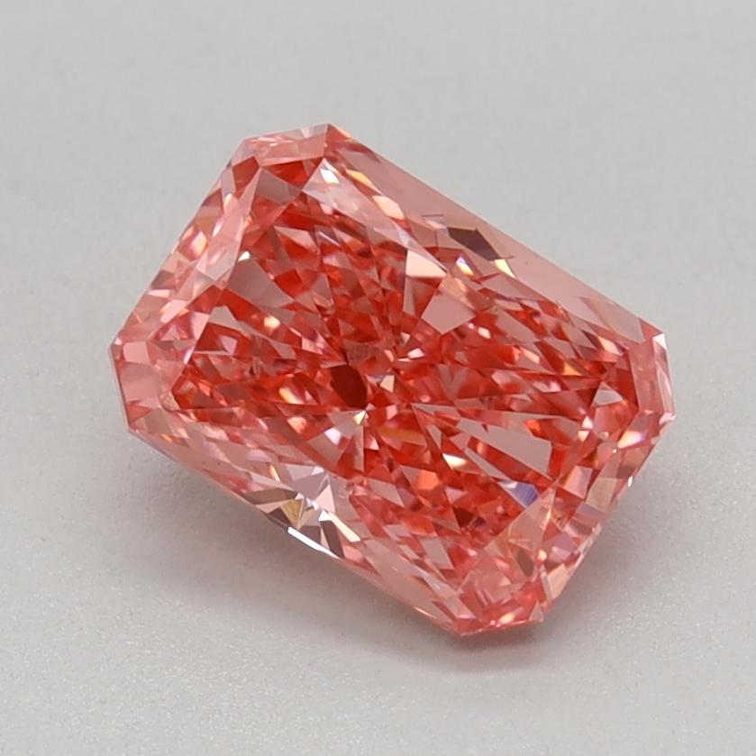 1.02 Ct. Fancy Vivid Pink Radiant Lab Grown Diamond