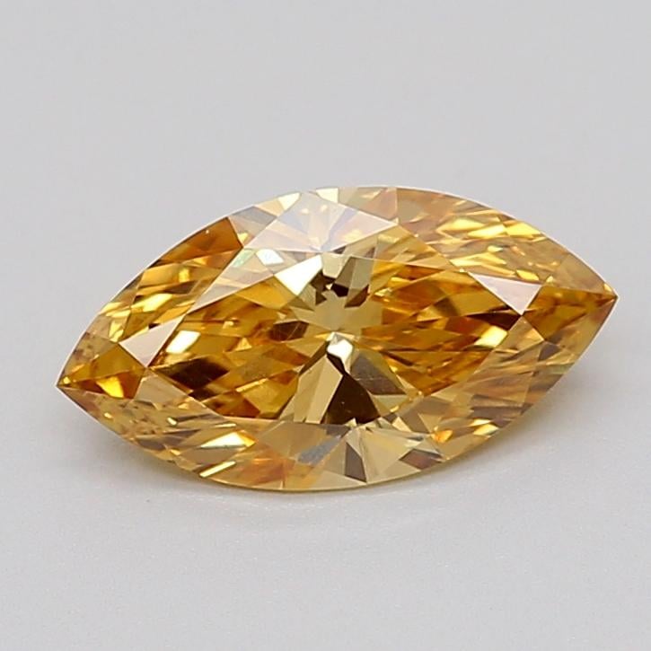 1.09 Ct. Fancy Intense  Yellow Marquise Lab Grown Diamond