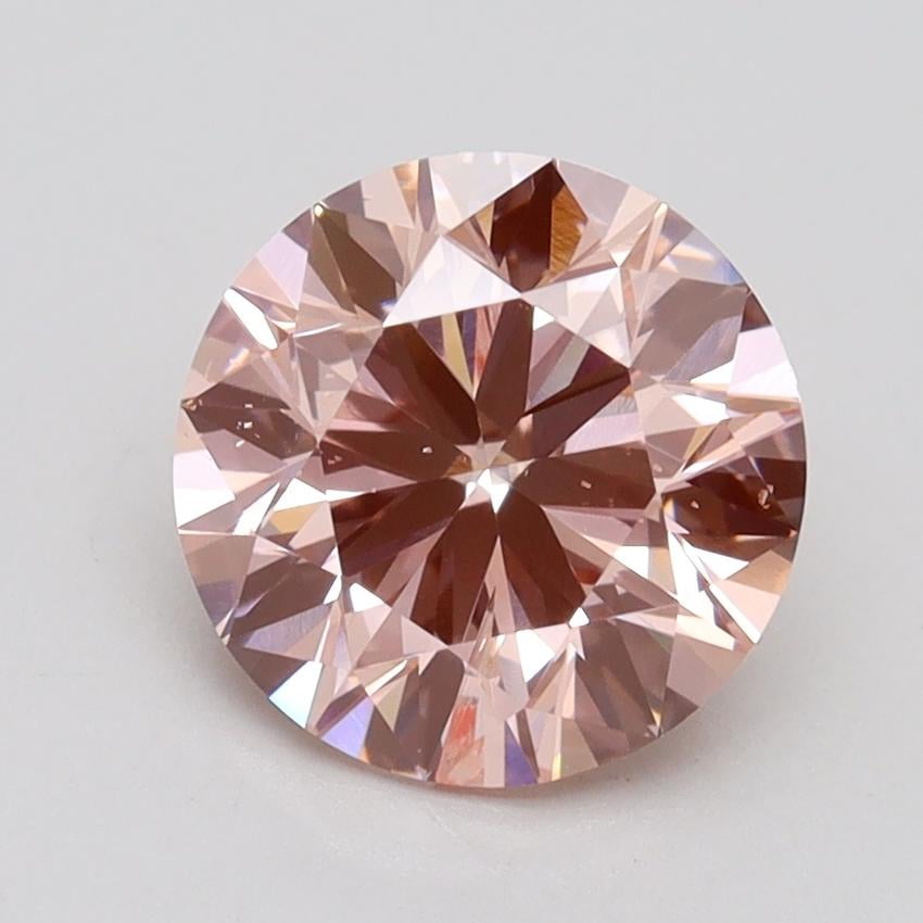 2.00 Ct. Fancy Intense Pink Round Lab Grown Diamond