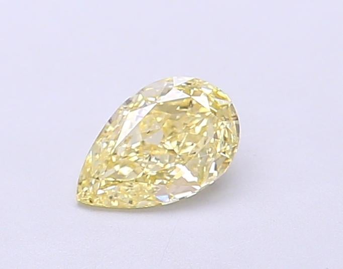 0.40 Ct. Fancy Light Yellow Pear Lab Grown Diamond