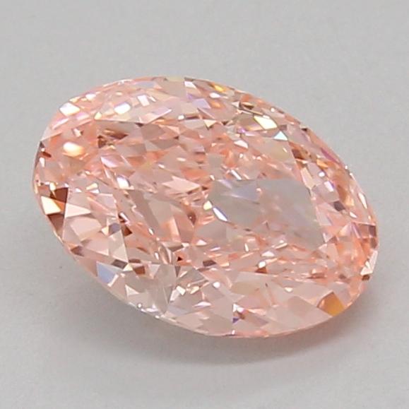 1.55 Ct. Fancy Vivid Pink Oval Lab Grown Diamond