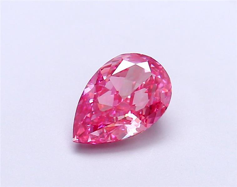 1.05 Ct. Fancy Vivid  Pink Pear Lab Grown Diamond