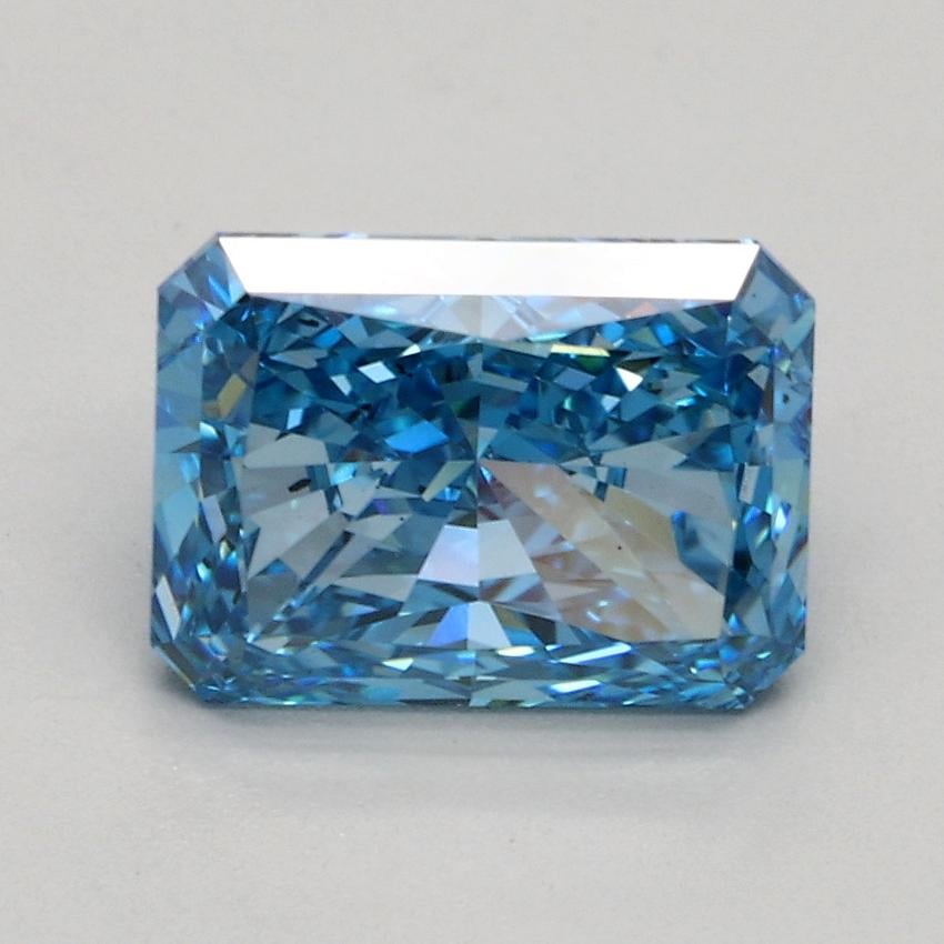 1.82 Ct. Fancy Vivid Blue Radiant Lab Grown Diamond