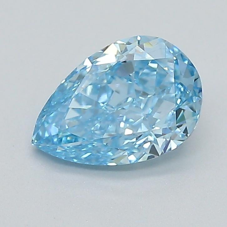 1.01 Ct. Fancy Vivid  Blue Pear Lab Grown Diamond