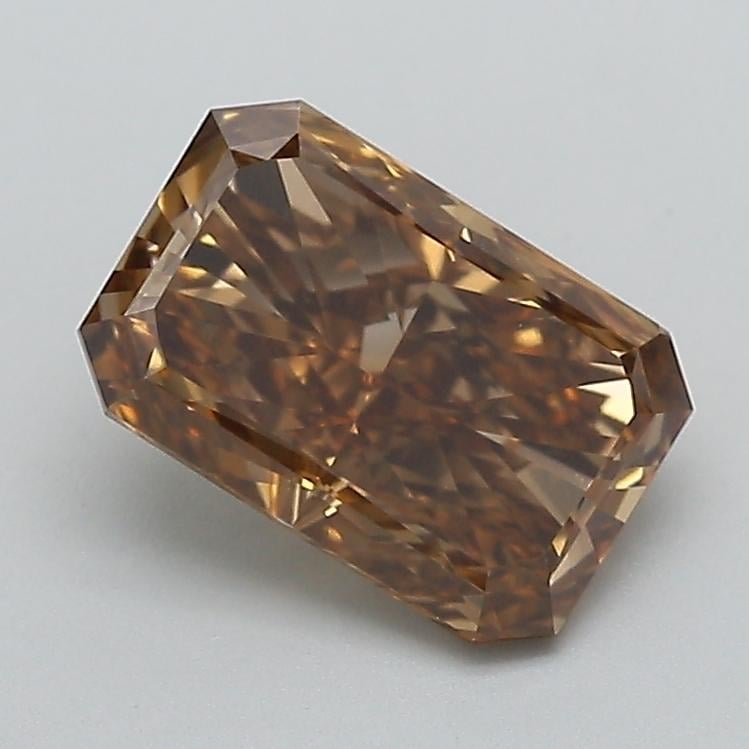 1.91 Ct. Fancy  Brown Radiant Lab Grown Diamond