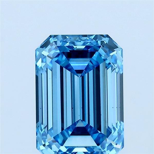 1.50 Ct. Fancy Blue Emerald Lab Grown Diamond