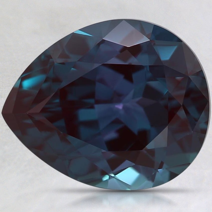 11x9mm Color Change Pear Lab Created Alexandrite