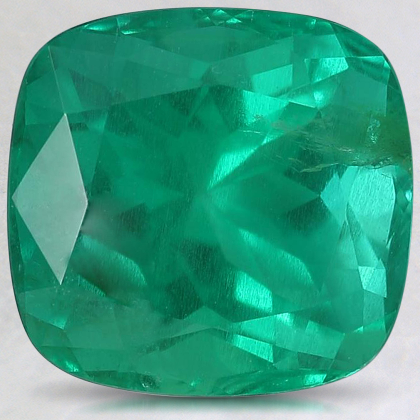 10.1x9.7mm Super Premium Cushion Emerald