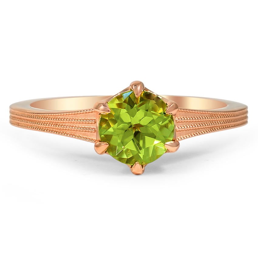 Modern Peridot Vintage Ring