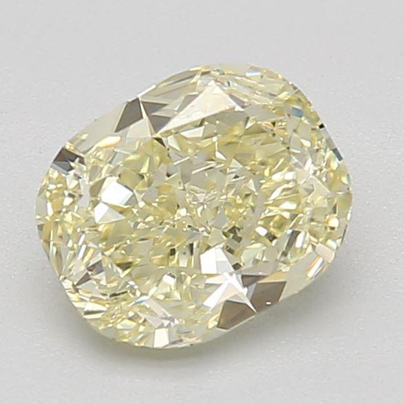 0.78 Ct. Fancy Light Yellow Cushion Diamond