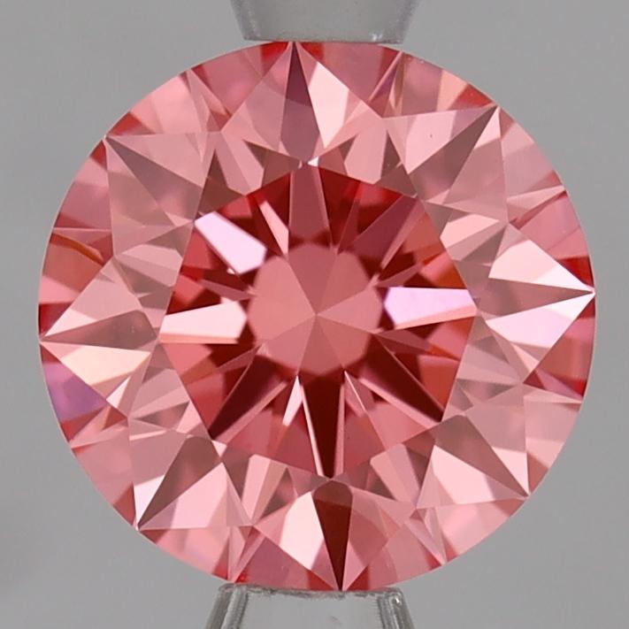 1.08 Ct. Fancy Vivid Pink Round Lab Grown Diamond