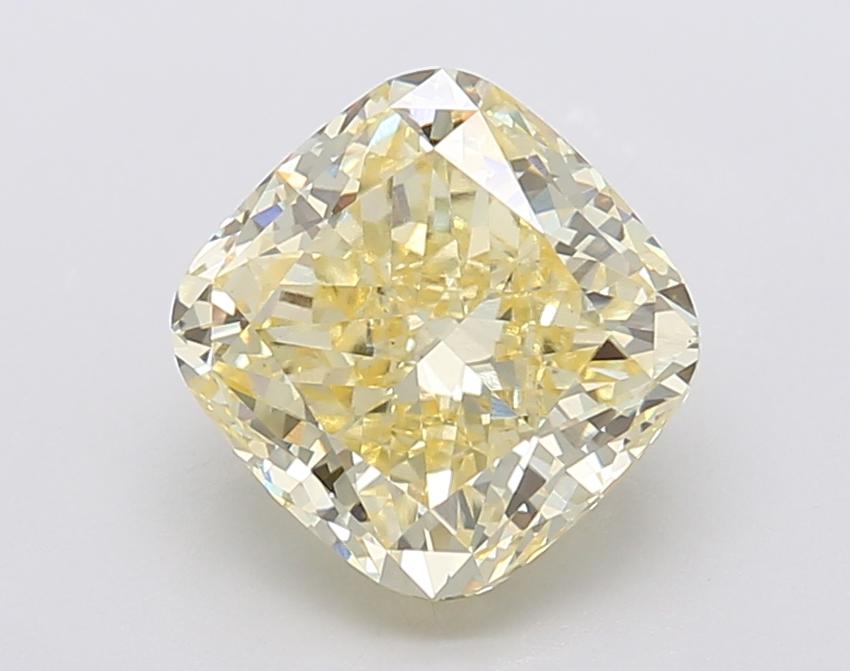 3.03 Ct. Fancy Intense Yellow Cushion Lab Grown Diamond