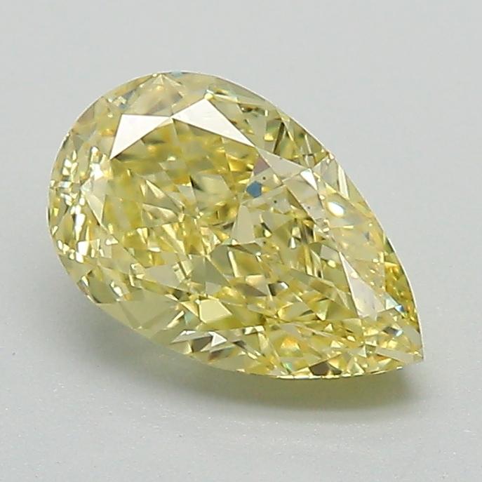 1.16 Ct. Fancy Intense Yellow Pear Lab Grown Diamond