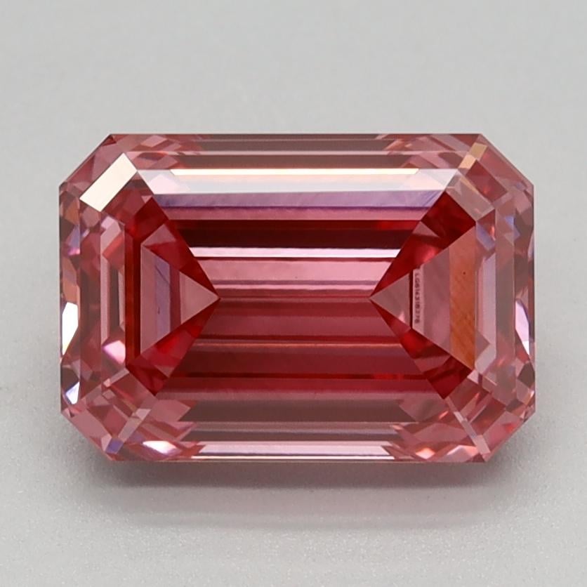 1.86 Ct. Fancy Vivid Pink Emerald Lab Grown Diamond