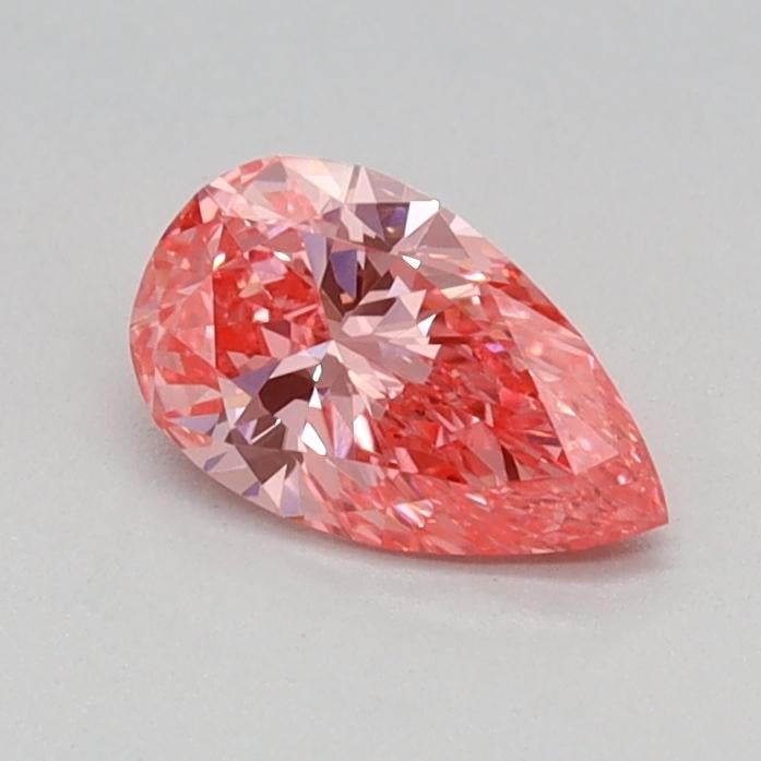 0.36 Ct. Fancy Vivid Pink Pear Lab Grown Diamond