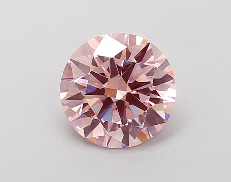 1.56 Ct. Fancy Intense Pink Round Lab Grown Diamond