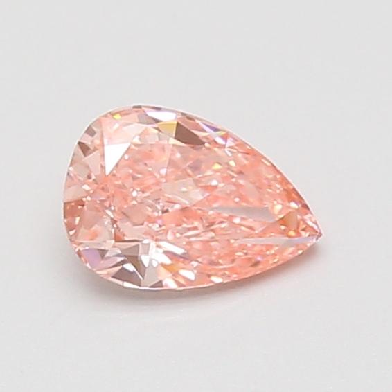 0.56 Ct. Fancy Vivid Pink Pear Lab Grown Diamond