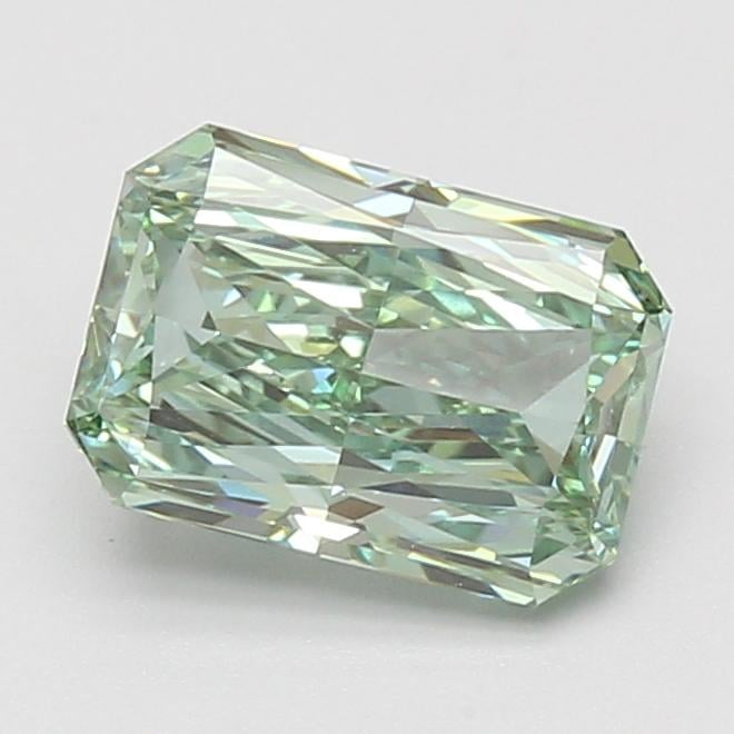 2.01 Ct. Fancy Vivid Green Radiant Lab Grown Diamond