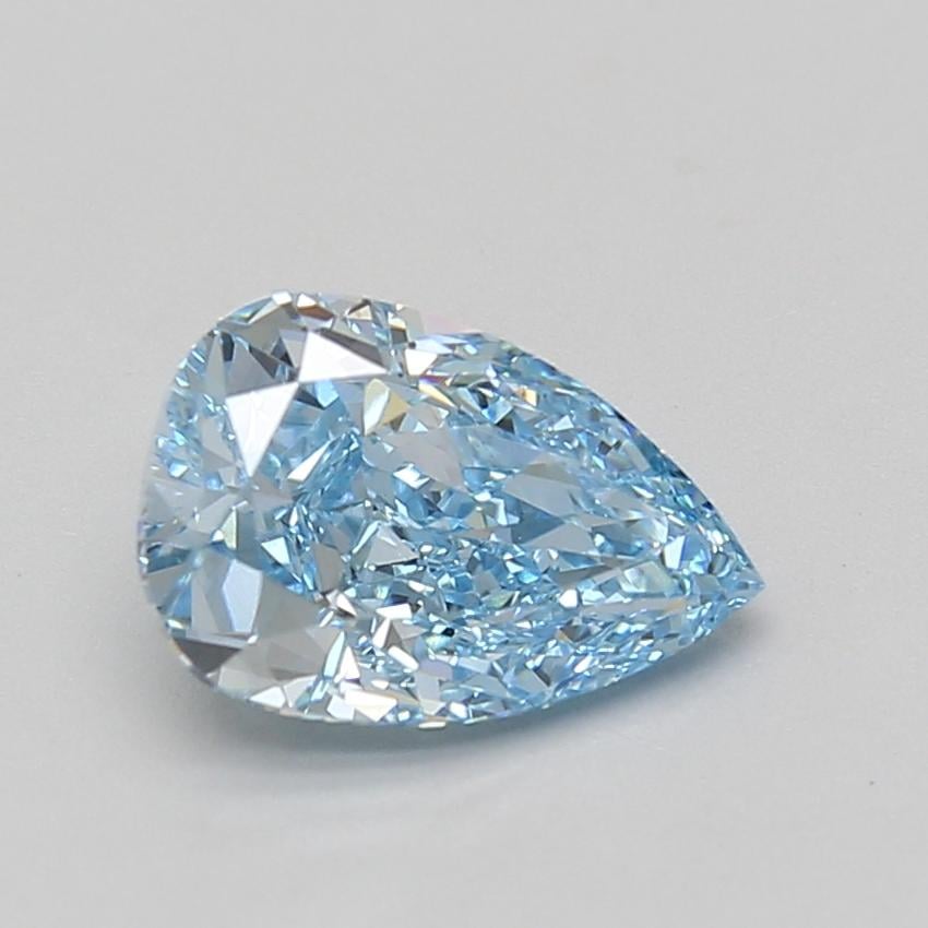2.07 Ct. Fancy Vivid Blue Pear Lab Grown Diamond