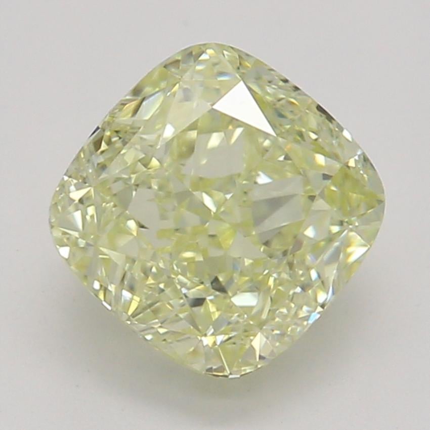 1.02 Ct. Fancy Light Yellow Cushion Diamond