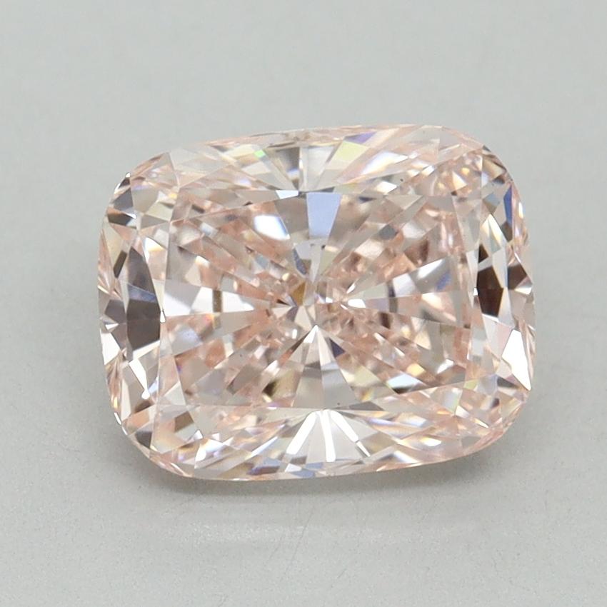 2.06 Ct. Fancy Intense Pink Cushion Lab Grown Diamond