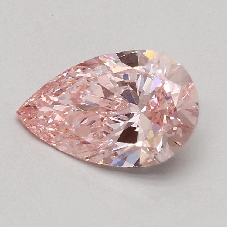 0.60 Ct. Fancy Intense Pink Pear Lab Grown Diamond